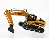 1:14 Scale Excavator With 15 Channels and Metal Bucket