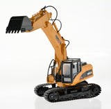 1:14 Scale Excavator With 15 Channels and Metal Bucket