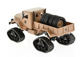 Army Truck With Interchangeable Tracks And Wheels