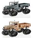 Army Truck With Interchangeable Tracks And Wheels