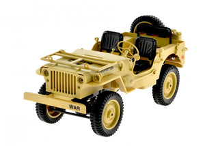 1:10 Scale Jeep With Canvas and Removable Cover