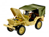 1:10 Scale Jeep With Canvas and Removable Cover