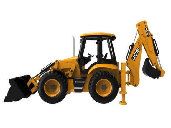 Tractor With Front Loader And Backhoe