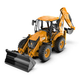 Tractor With Front Loader And Backhoe