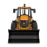 Tractor With Front Loader And Backhoe