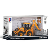 Tractor With Front Loader And Backhoe