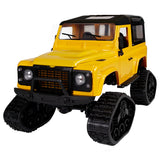 Jeep With Wheels and Tracks