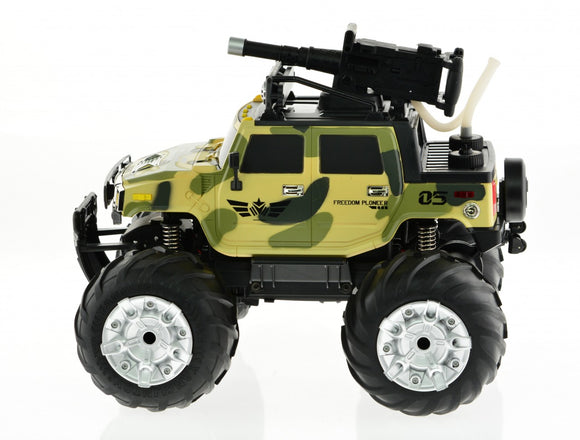 1:12 Scale RC Amphibious Stunt Pickup Truck with Remote Water Jet